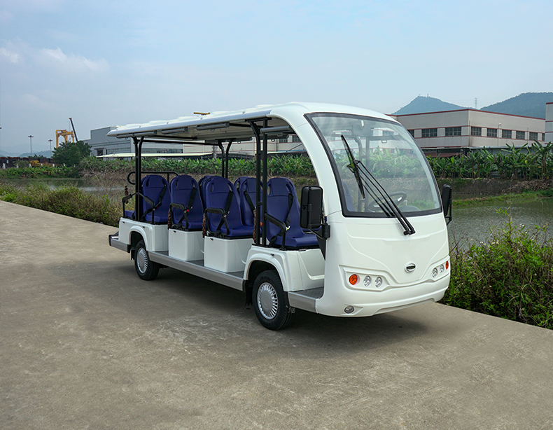 14座公交車座椅電動(dòng)觀光車高爾夫球車酒店景區(qū)樓盤物業(yè)度假村接待車看房車四輪電瓶車8座11座14座觀光車(圖2)