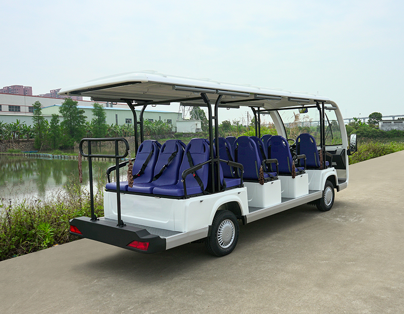 14座公交車座椅電動(dòng)觀光車高爾夫球車酒店景區(qū)樓盤物業(yè)度假村接待車看房車四輪電瓶車8座11座14座觀光車(圖3)